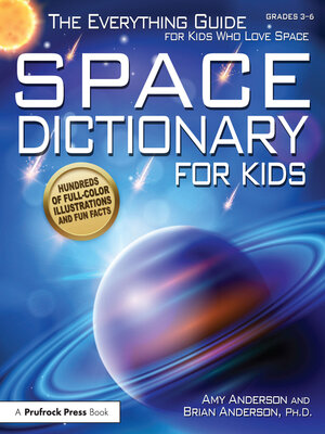 cover image of Space Dictionary for Kids
